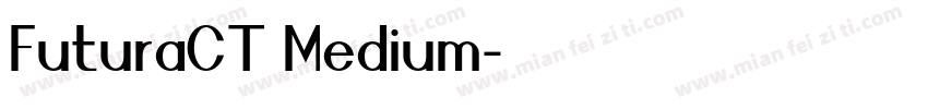FuturaCT Medium字体转换